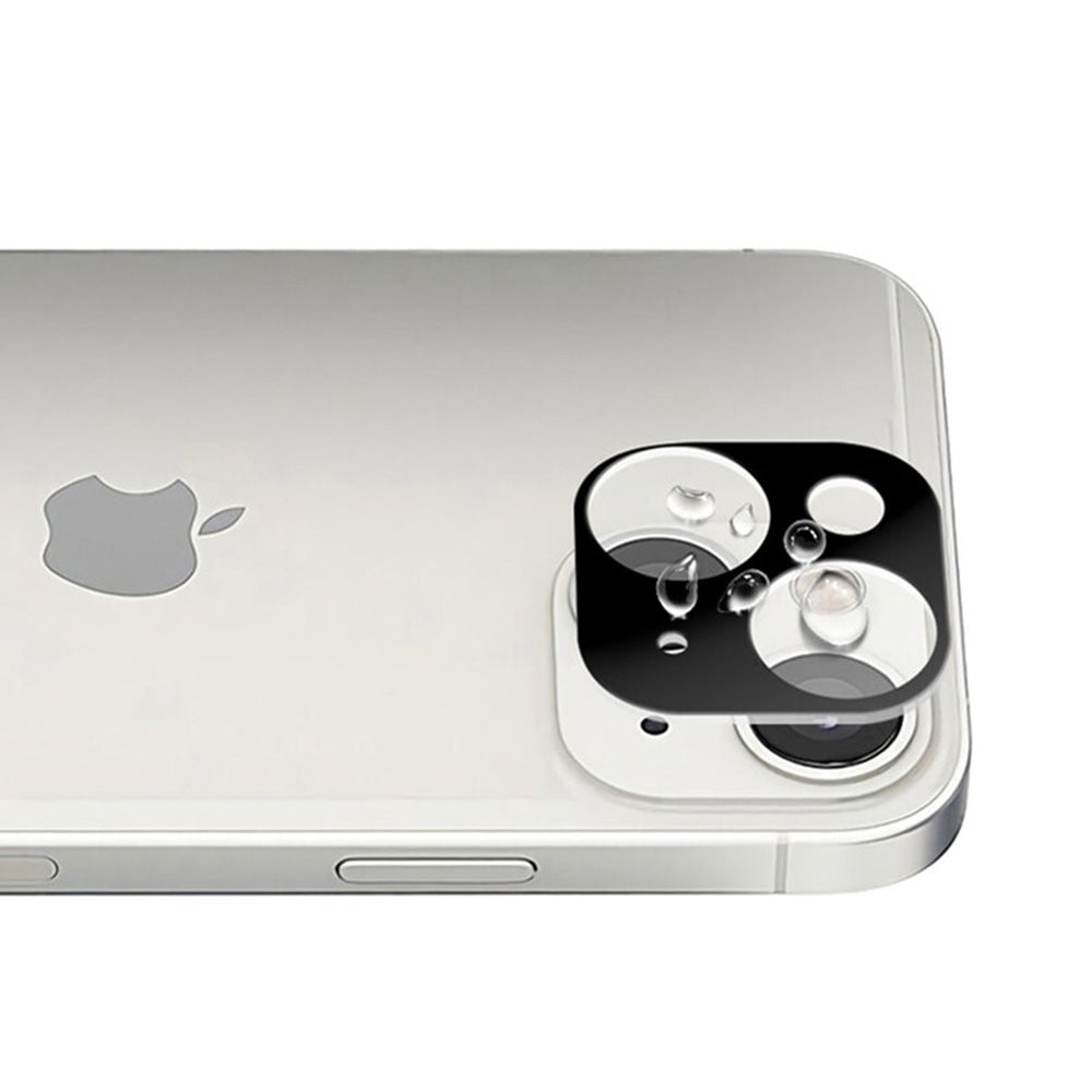 Techsuit bagkamera beskyttelsesfilm til Apple iPhone 13 mini / 13, hærdet glas, sort