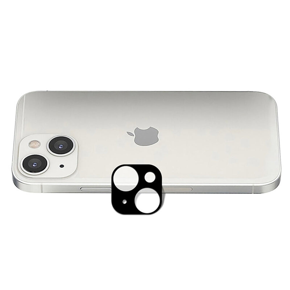 Techsuit bagkamera beskyttelsesfilm til Apple iPhone 13 mini / 13, hærdet glas, sort