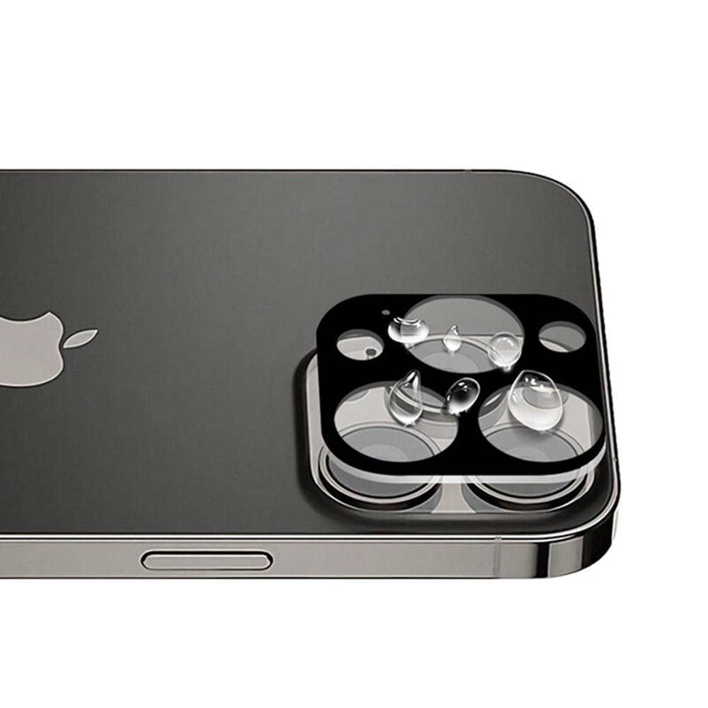 Techsuit bagkamera beskyttelsesfilm til Apple iPhone 13 Pro Max / 13 Pro, hærdet glas, sort