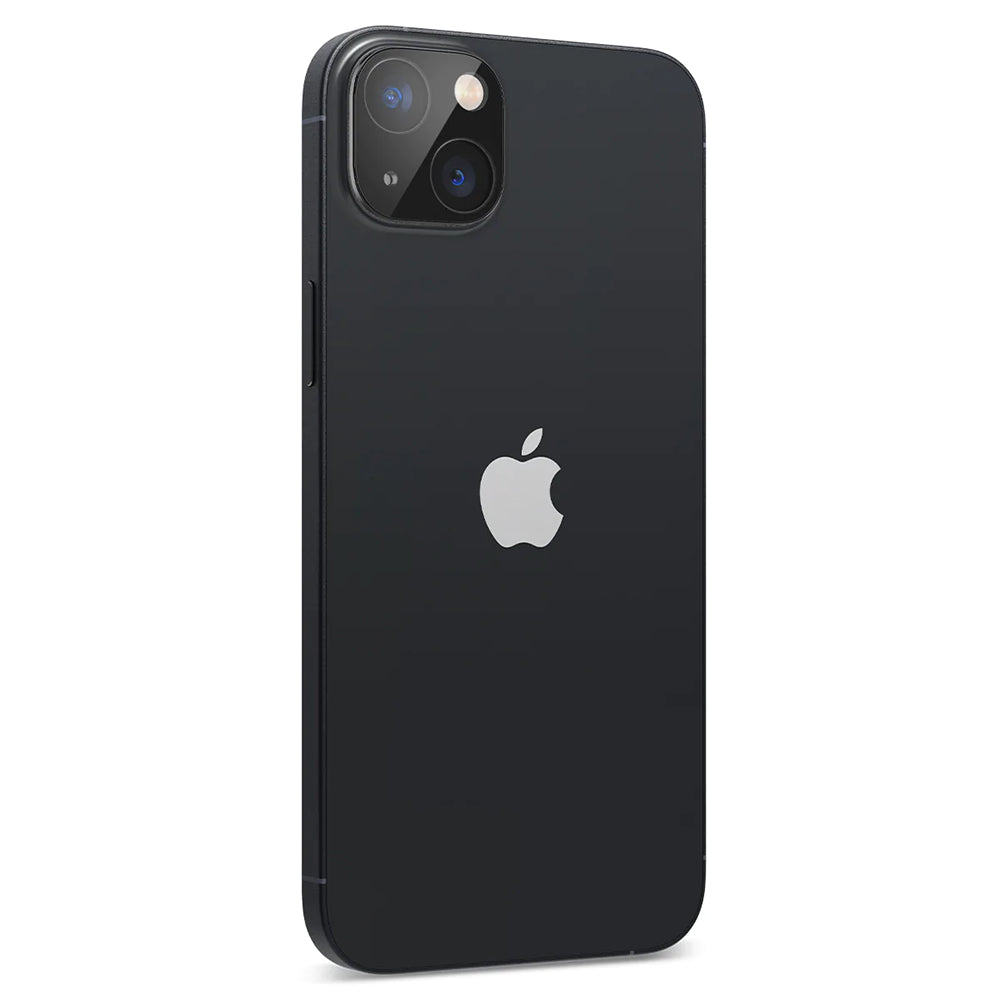 Techsuit bagkamera beskyttelsesfilm til Apple iPhone 14 Plus / 14, hærdet glas, sort