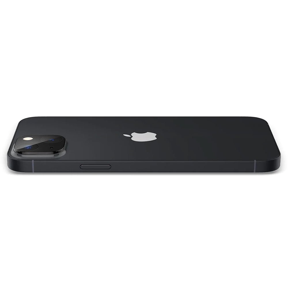 Techsuit bagkamera beskyttelsesfilm til Apple iPhone 14 Plus / 14, hærdet glas, sort
