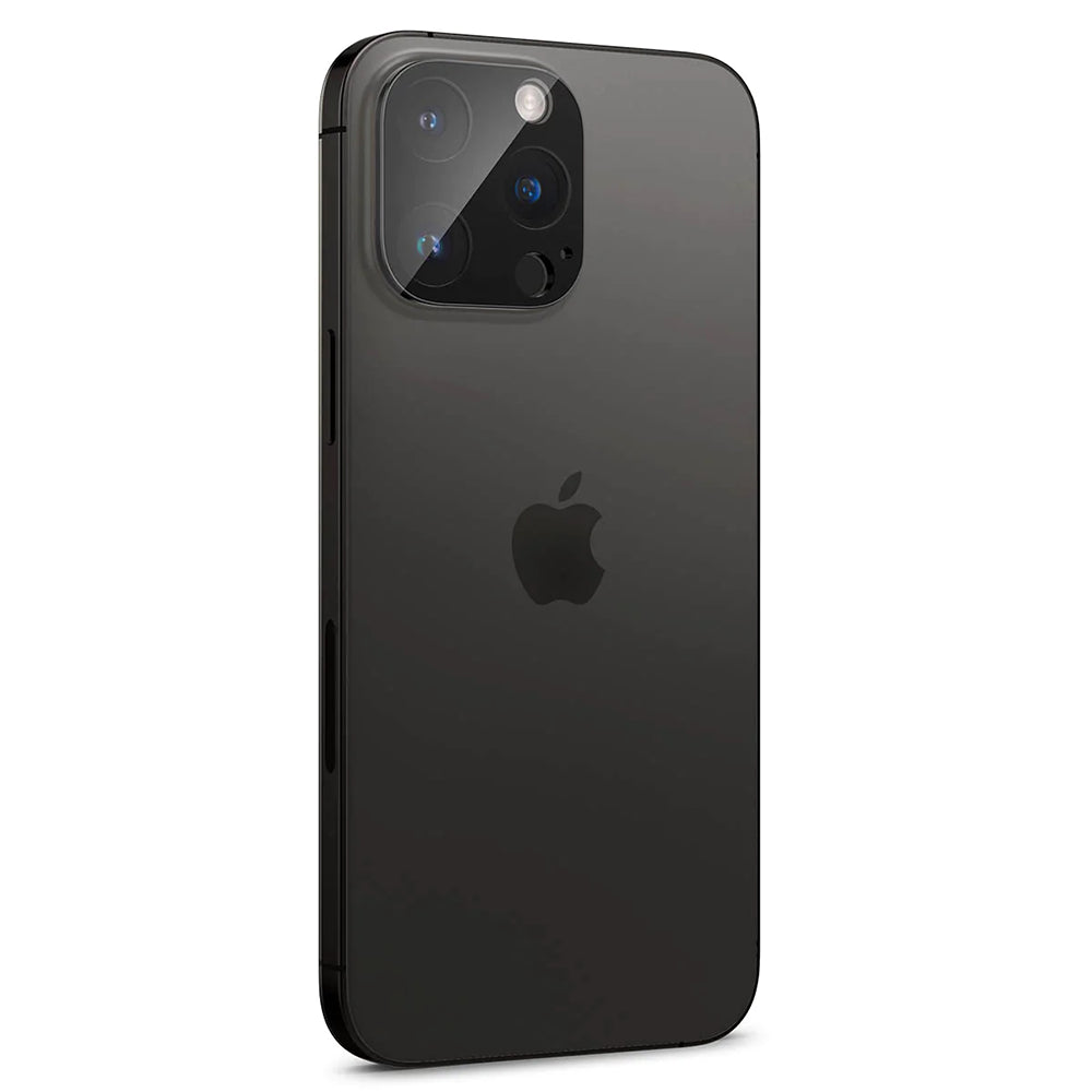Techsuit bagkamera beskyttelsesfilm til Apple iPhone 14 Pro Max / 14 Pro, hærdet glas, sort