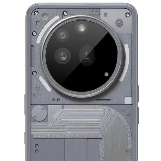 Techsuit beskyttelsesfilm til bagkamera til Nothing Phone (3a) Pro, hærdet glas, sort