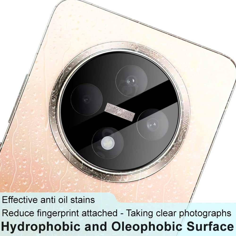 Techsuit bagkamera beskyttelsesfilm til Oppo Reno12 FS 5G / Reno12 FS 4G / Reno12 F 4G / Reno12 F, hærdet glas, sort