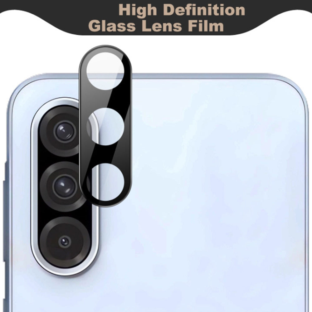 Techsuit bagkamera beskyttelsesfilm til Samsung Galaxy A36 A366, hærdet glas, sort