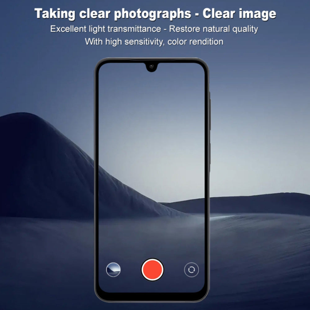 Beskyttelsesfilm til bagkamera Techsuit til Samsung Galaxy A37 5G, Hærdet glas, Sort