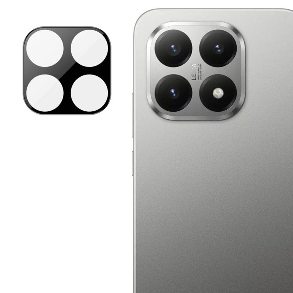 Techsuit beskyttelsesfilm til bagkamera til Xiaomi 15T, hærdet glas, sort