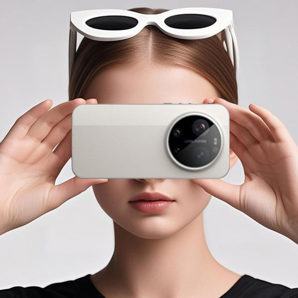 Beskyttelsesfilm til bagkamera Techsuit til Xiaomi 17 Ultra, Hærdet glas, Sort