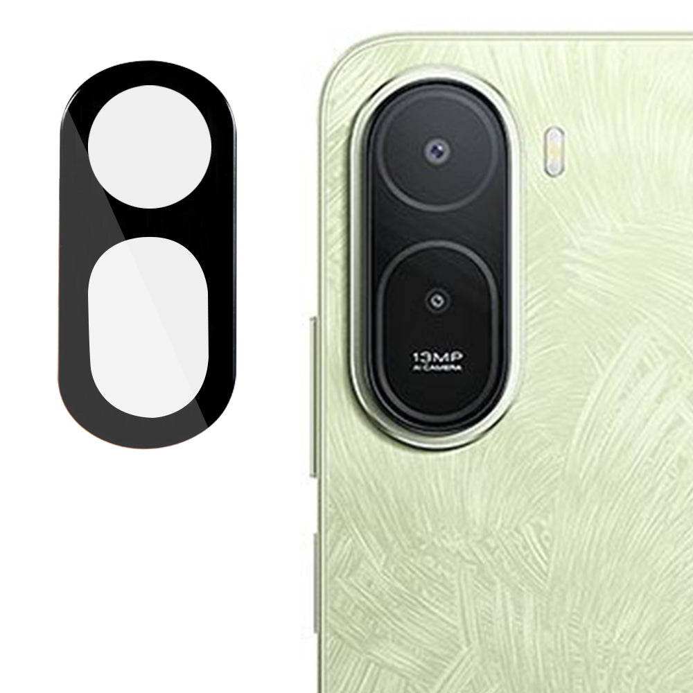 Techsuit bagkamera beskyttelsesfilm til Xiaomi Redmi A7 Pro 4G, hærdet glas, sort