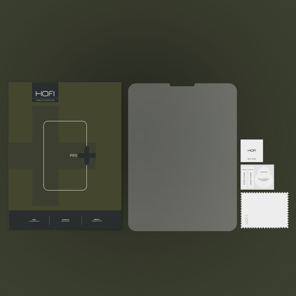 Beskyttelsesfilm til skærm HOFI PRO+ til Apple iPad Pro 11 (2022) / Pro 11 (2021) / Pro 11 (2020), Hærdet glas, Full Glue HOFI102