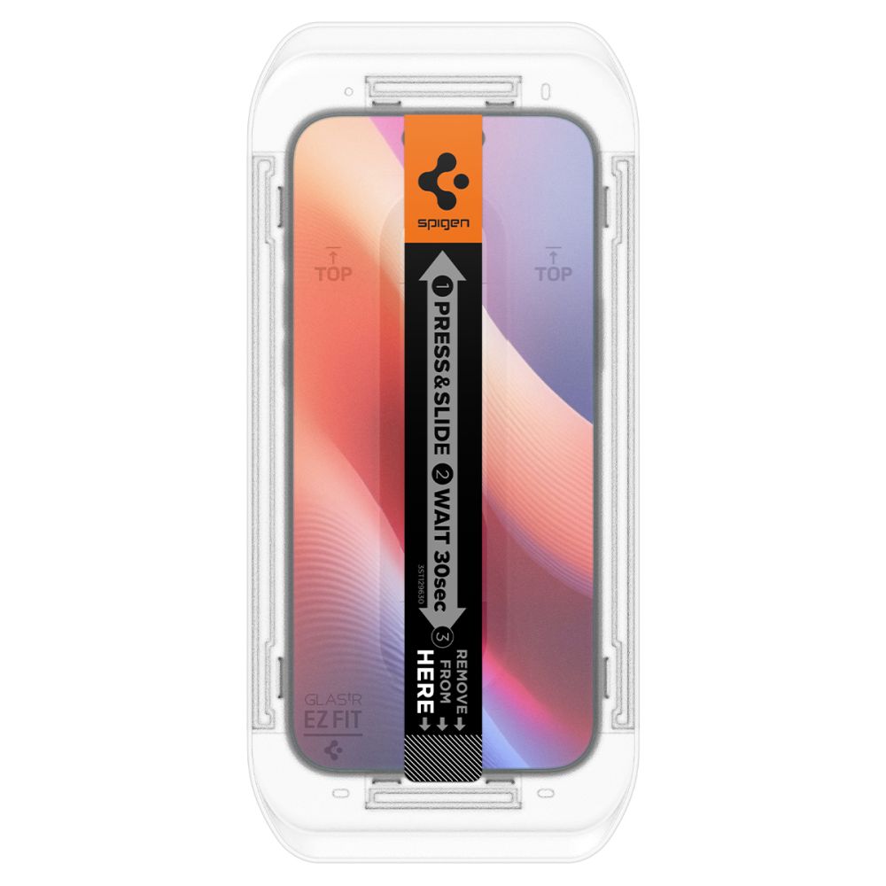 Beskyttelsesfilm til skærm Privacy Spigen GlastR EZ FIT til Apple iPhone 17 Pro Max / 16 Pro Max, Hærdet Glas, Fuldklæbende, Sæt med 2 stykker AGL07908