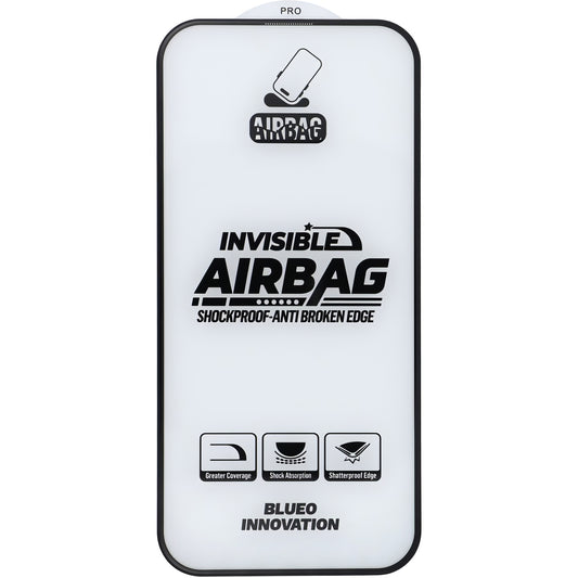 Skærmbeskytter Mr Monkey Glass Anti-broken til Apple iPhone 16 Pro, glasafskærmet, fuld limning, 5D, sort