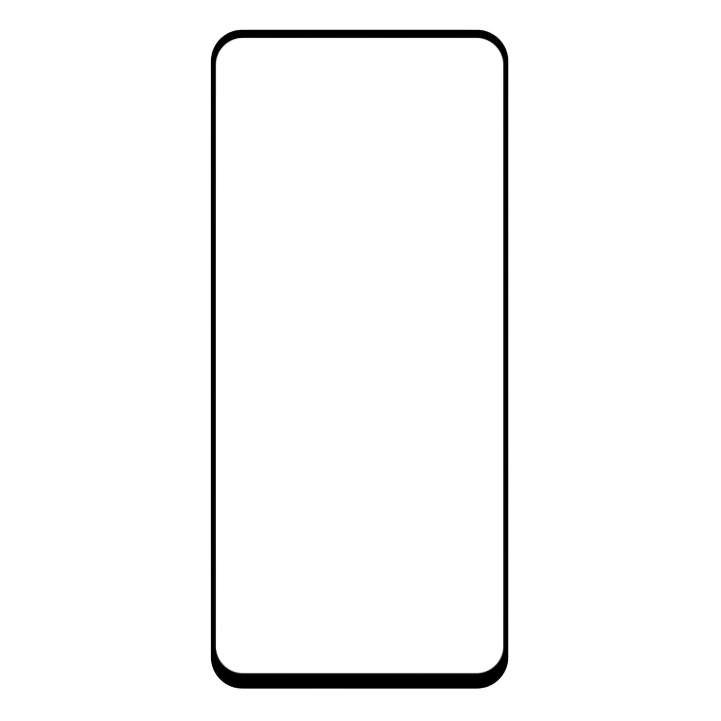 Beskyttelsesfilm Blue Shield til Motorola Moto G35, Hærdet Glas, Fuldklæbende, Etui-venlig, Sort