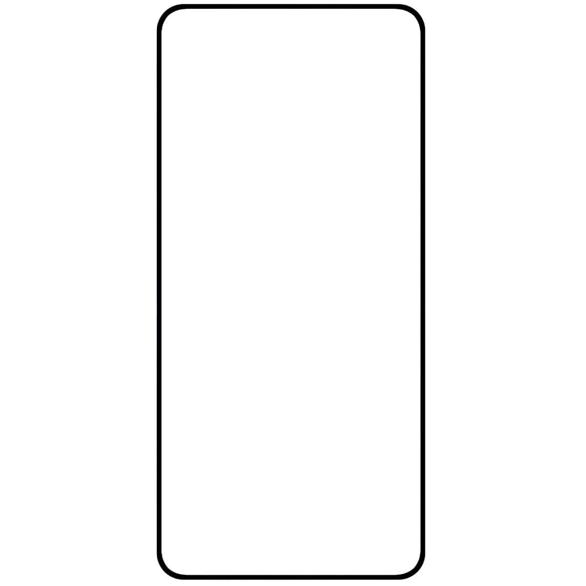 OEM skærmbeskyttelsesfilm til Samsung Galaxy A56 A566, hærdet glas, fuld lim, 5D, sort