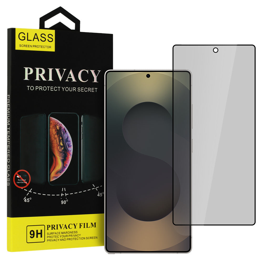 Privacy-skærmbeskyttelse OEM Shield Screen til Samsung Galaxy S25 Ultra S938, hærdet glas, fuld lim