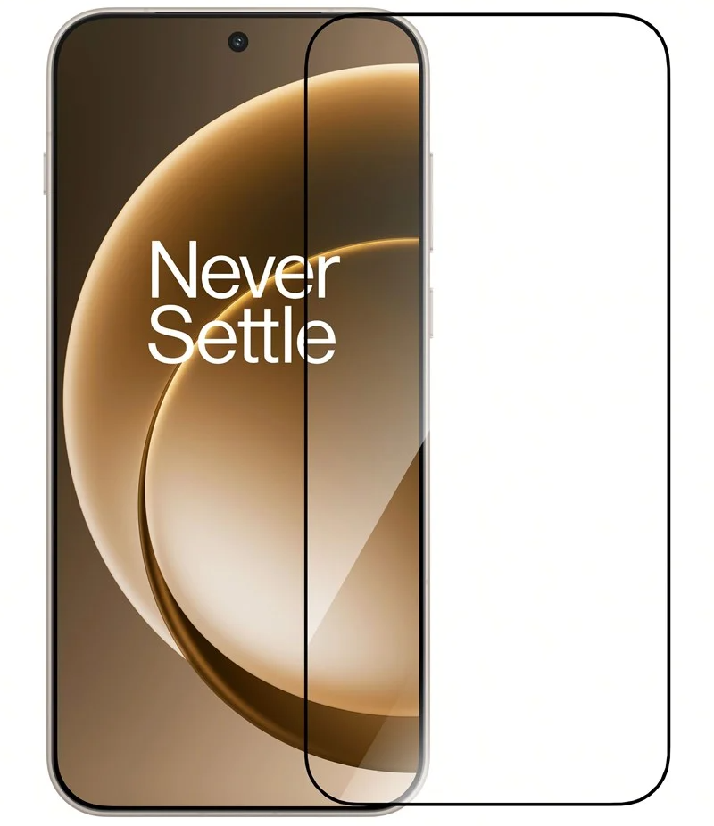 Anti-refleks skærmbeskyttelsesfilm til OnePlus 15, hærdet glas, fuld lim, sort 5431102121