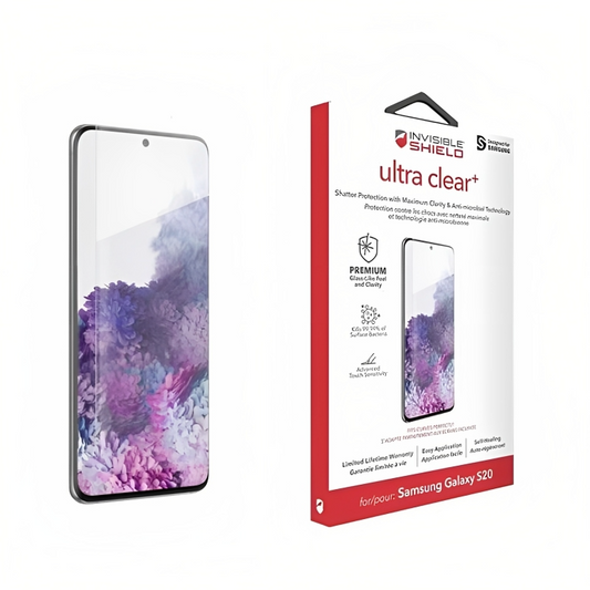 Skærmbeskyttelse Zagg Ultra Clear+ til Samsung Galaxy S20 G980, plastik 200204858