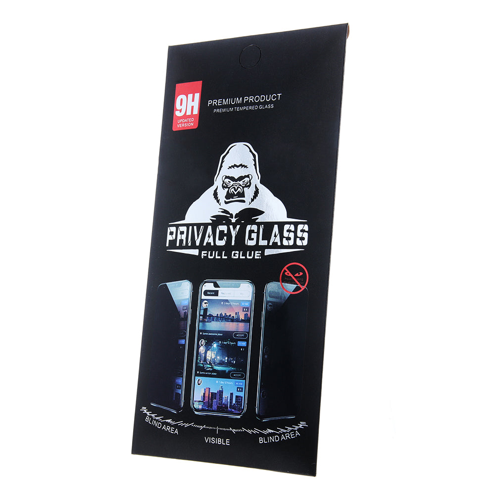 OEM Privacy-skærmbeskytter til Samsung Galaxy S24+ S926, glasbeskyttet, fuld limning