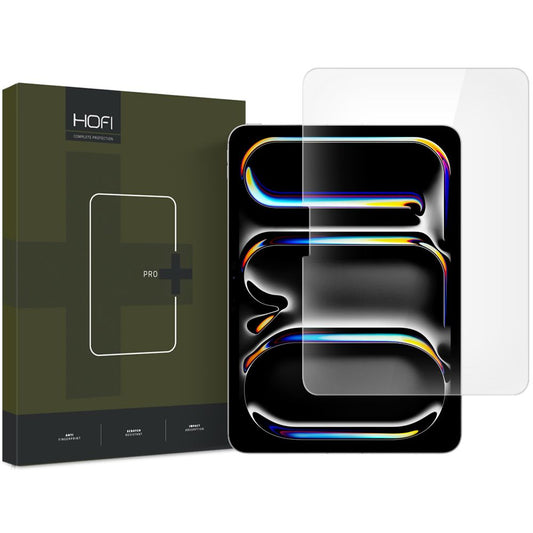 Screen Protector HOFI Glass PRO+ for Apple iPad Pro 11 (2024), Glass Shielded, Full Glue, 2.5D