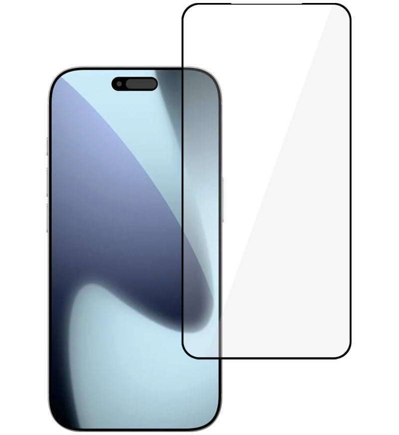 Tel Protect 10X HD Plus Titanium skærmbeskyttelse til Apple iPhone 18 Pro Max / 17 Pro Max, hærdet glas, fuldlimet, sort