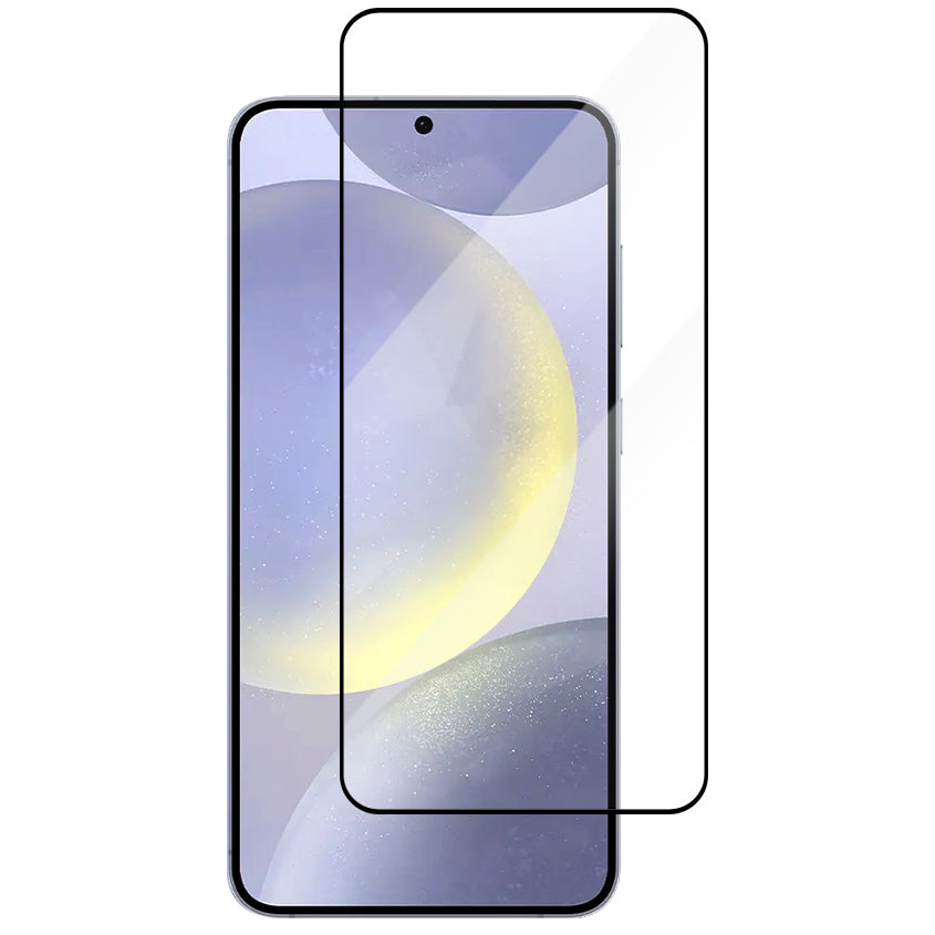 Vmax Screen Protector for Samsung Galaxy S24+ S926, Tempered Glass, Full Glue, 9D, Black