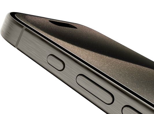 Belkin ScreenForce Tempereret Glas Skærmbeskytter til Apple iPhone 15 Pro Max, Sikkerhedsglas, Full Glue OVA138zz