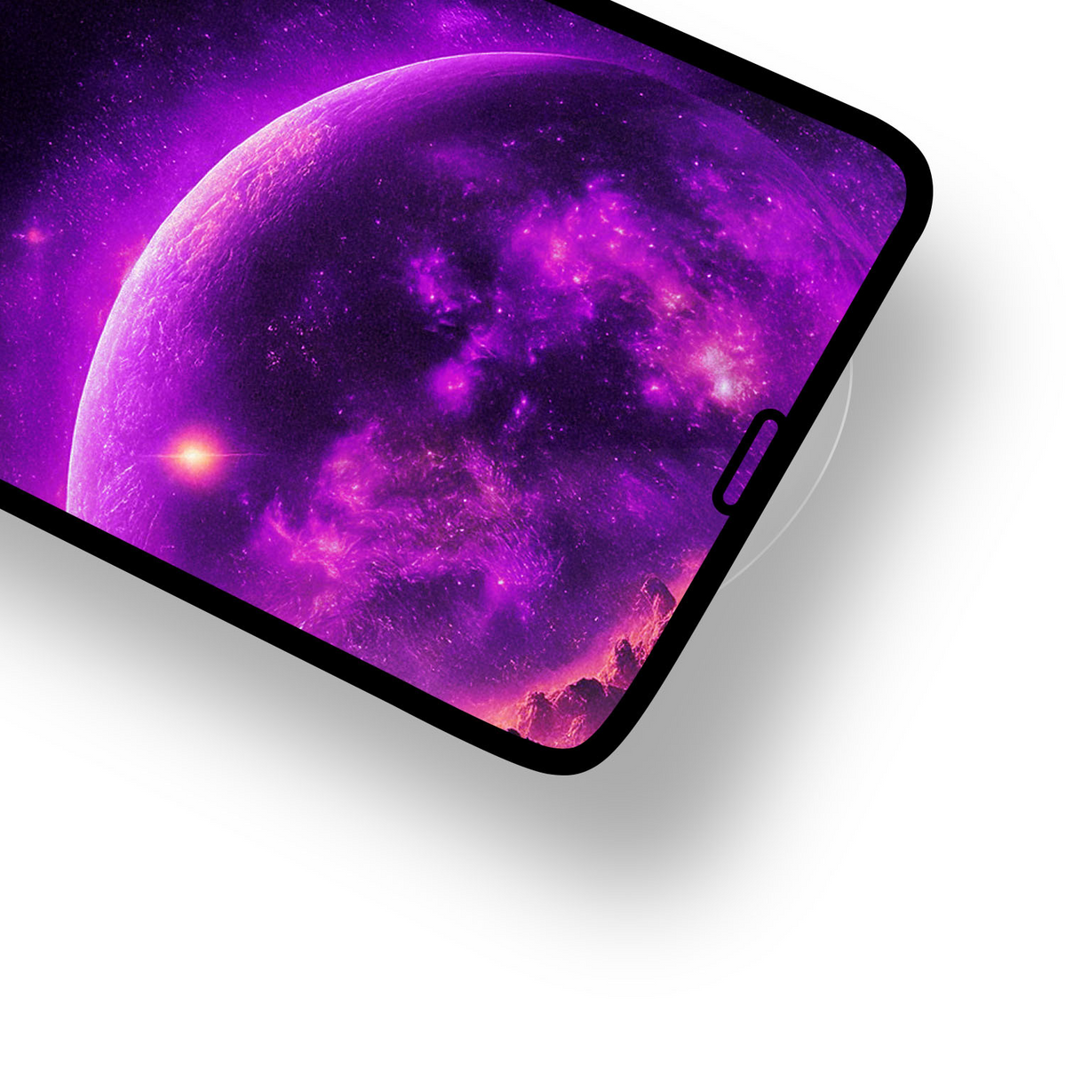 OEM skærmbeskyttelsesfilm til Apple iPhone 17 Pro Max, hærdet glas, fuld lim, sæt med 10 stk., 9D, sort