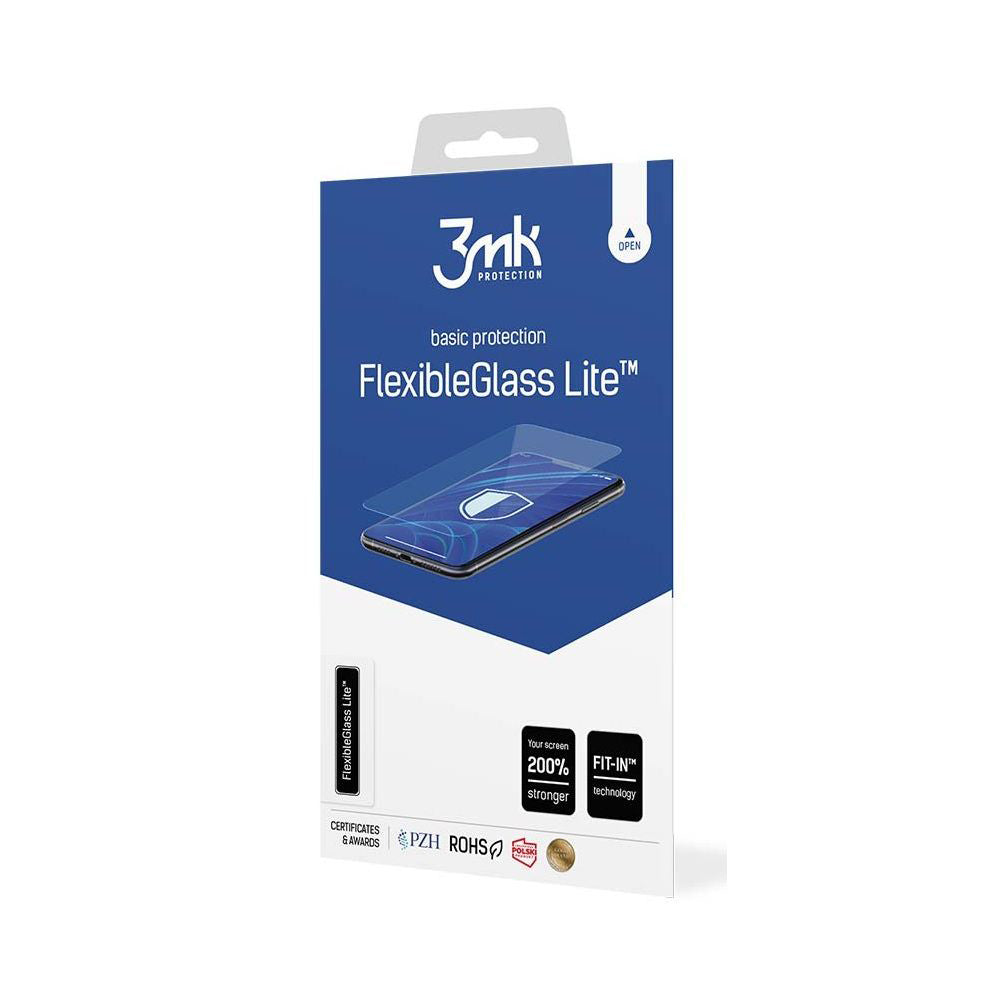 Skærmbeskyttelsesfolie 3MK FlexibleGlass Lite til Motorola Moto G06 Power / G06, Fleksibelt Glas, Fuldklæbende