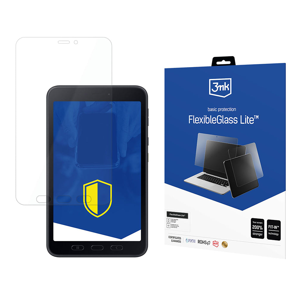 Skærmbeskytter 3MK FlexibleGlass Lite til Samsung Galaxy Tab Active5, Fleksibelt Glas, Fuld Lim