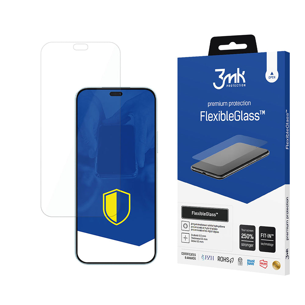 3MK FlexibleGlass Skærmbeskytter til Honor 200 Lite, Fleksibelt Glas, Fuld Lim