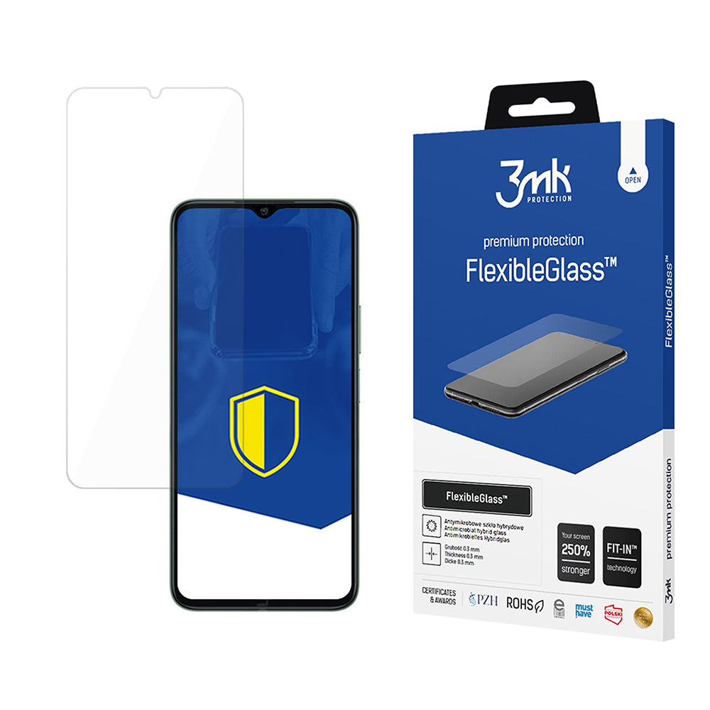 3MK FlexibleGlass Skærmbeskytter til Honor X6b, Fleksibelt Glas, Fuld Lim