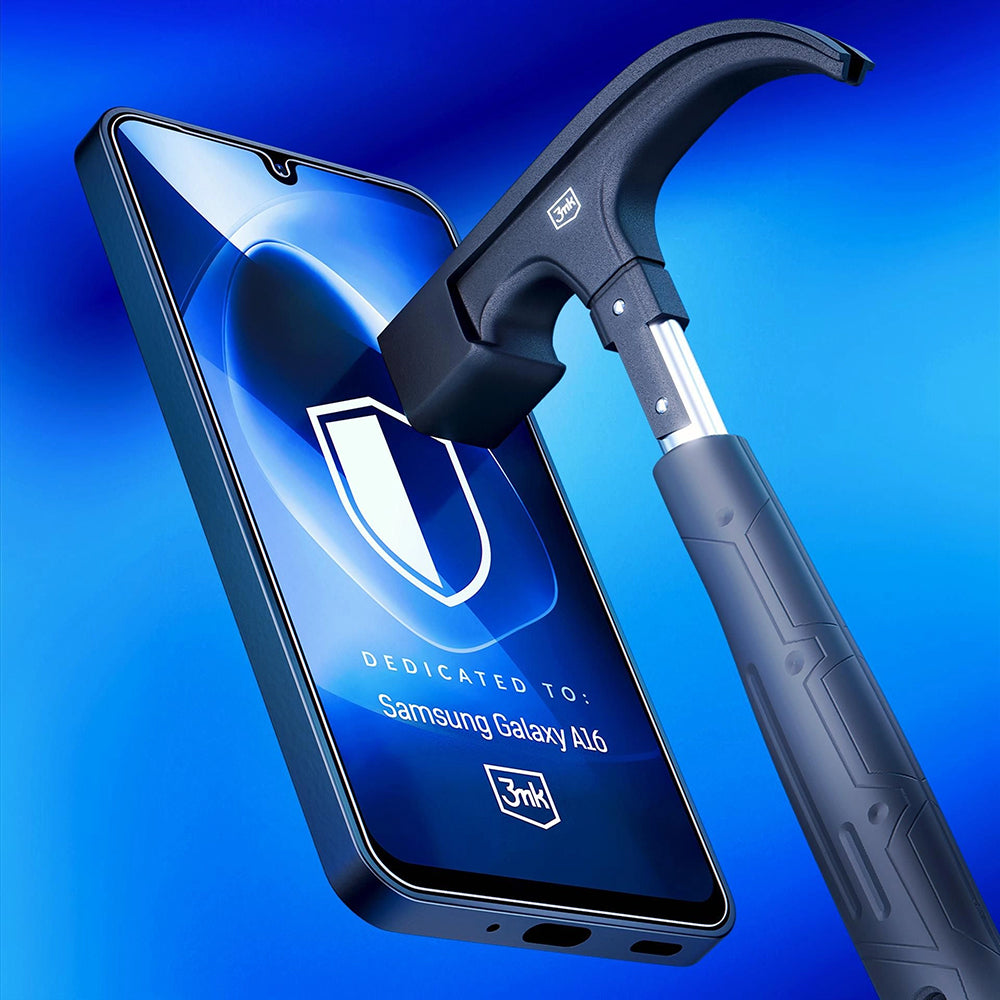 Skærmbeskyttelsesfilm 3MK FlexibleGlass til Samsung Galaxy A26 A266 / A16 5G A166 / A16 4G A165 / M16 M166, Fleksibelt Glas, Fuldklæbende