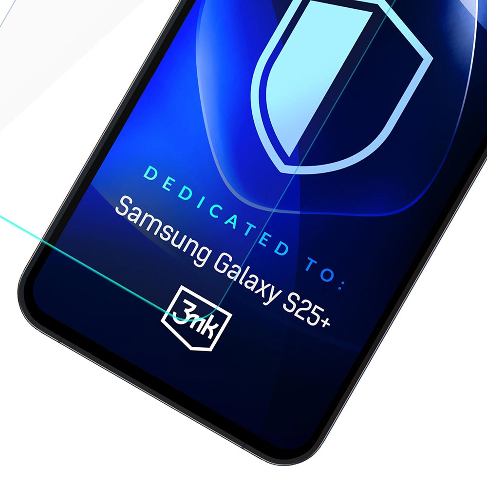 3MK FlexibleGlass Skærmbeskytter til Samsung Galaxy S25+ S936, Fleksibelt Glas, Fuld Lim