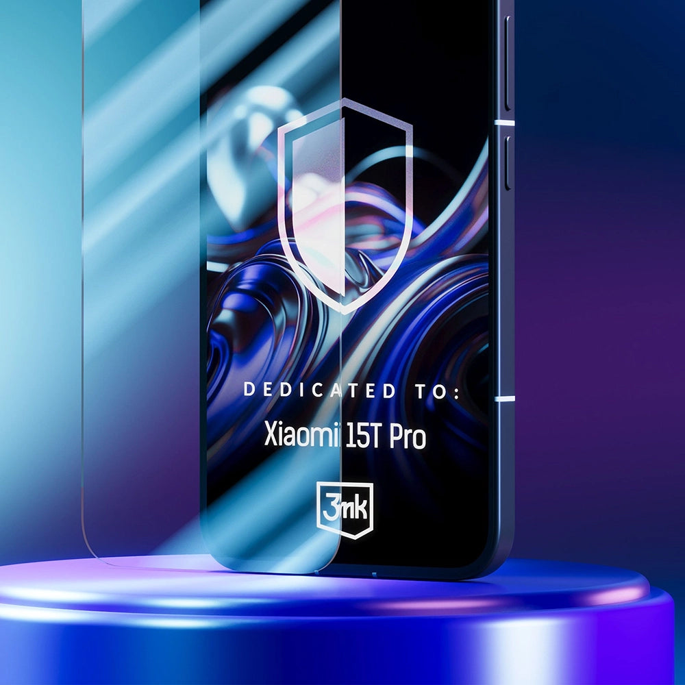 Skærmbeskyttelsesfolie 3MK FlexibleGlass til Xiaomi 15T Pro, Fleksibelt Glas, Fuldklæbende
