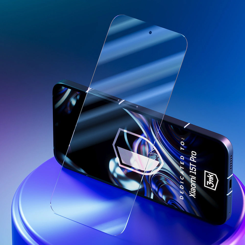 Skærmbeskyttelsesfolie 3MK FlexibleGlass til Xiaomi 15T Pro, Fleksibelt Glas, Fuldklæbende