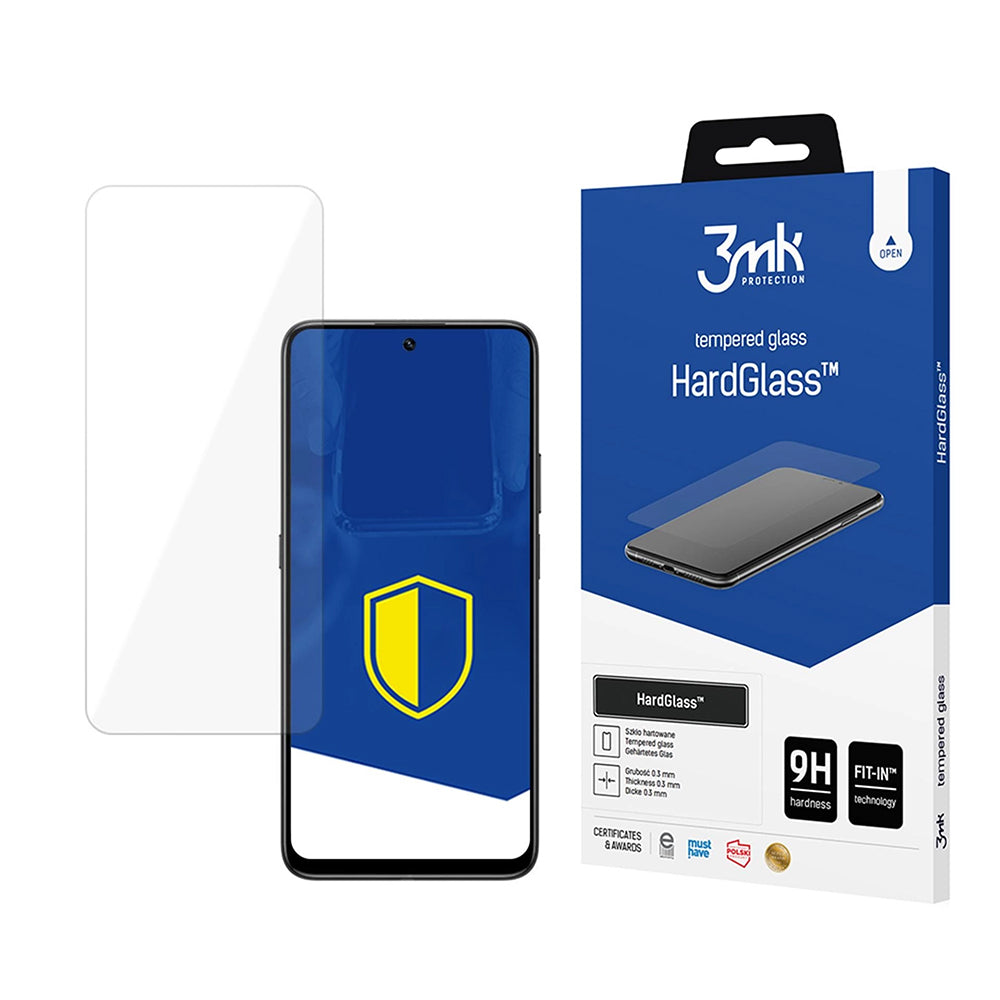 3MK HardGlass Skærmbeskytter til Honor 400 Smart 4G / 400 Smart 5G, Sikkerhedsglas, Fuld Lim