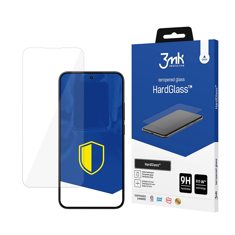 Beskyttelsesfilm til skærm 3MK HardGlass til Xiaomi 15T, Hærdet Glas, Fuldklæbende