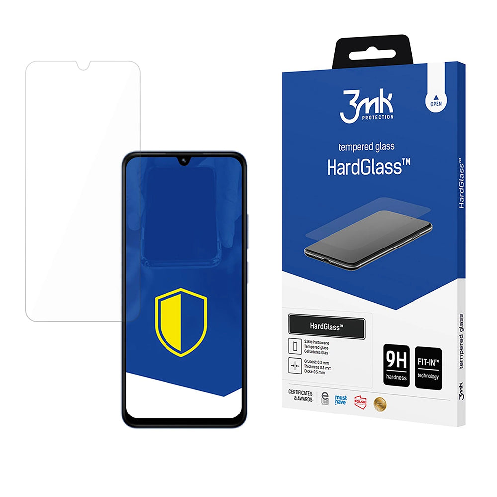 3MK HardGlass Skærmbeskytter til Xiaomi Redmi A5 4G (Regional) / 14C / Poco C75, Sikkerhedsglas, Fuld Lim
