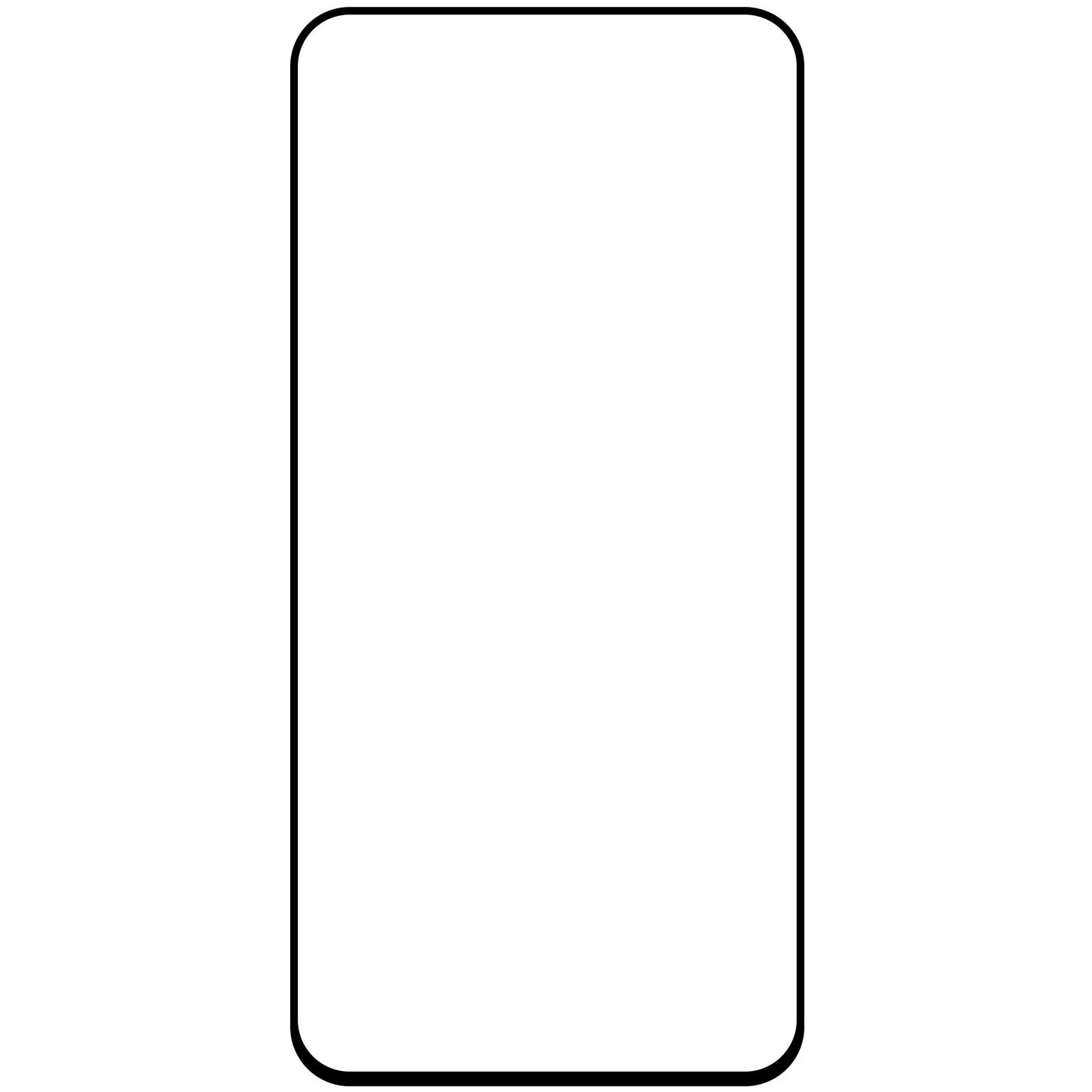Beskyttelsesfilm Blue Shield til Oppo Reno12 F, Hærdet Glas, Fuldklæbende, Etui-venlig, Sort