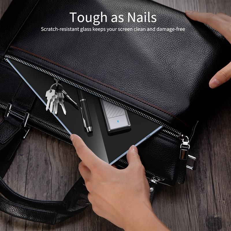 Skærmbeskyttelsesfilm Tech-Protect FIT+ til Samsung Galaxy Tab S10 FE+, Hærdet Glas, Fuldklæbende, Sæt med 2 stykker, 2.5D
