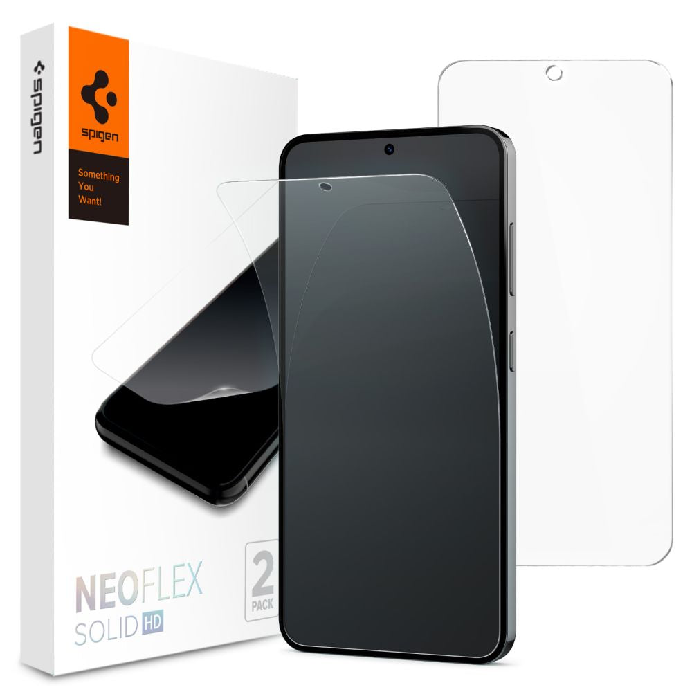 Beskyttelsesfilm til skærm Spigen Neo Flex til Samsung Galaxy S24 S921, Plastik, Sæt med 2 stykker AFL07439