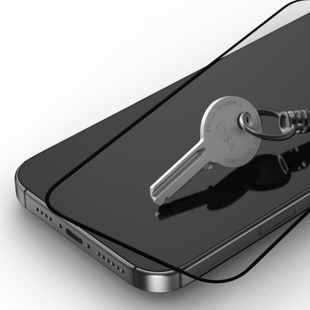 Tech-Protect FIT+ Skærmbeskytter til Motorola Moto G77 / G67, Hærdet Glas, Fuld Lim, Sæt med 2 stk., 2.5D, Sort