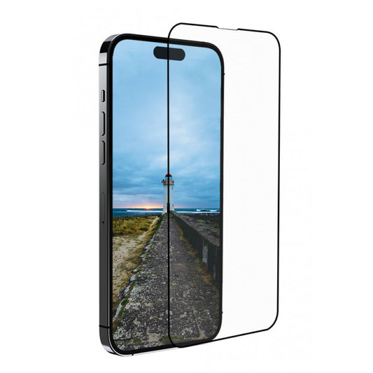 Beskyttelsesfilm Anank 5X Forstærket Anti Crack til Apple iPhone 17 Pro Max, Hærdet Glas, Fuldklæbende, 3D, Sort