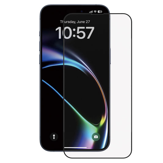 Beskyttelsesfilm Anank 5X Forstærket til Apple iPhone 17 Pro Max, Hærdet Glas, Fuldklæbende, 2.5D, Sort