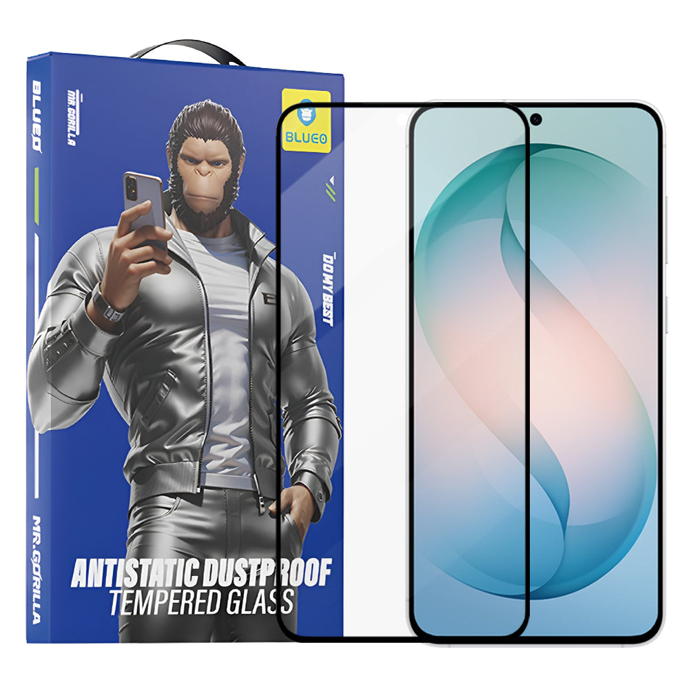 Beskyttelsesfilm Blueo Anti-Static HD til Samsung Galaxy S26 Plus S947, Hærdet Glas, Full Glue, Sort