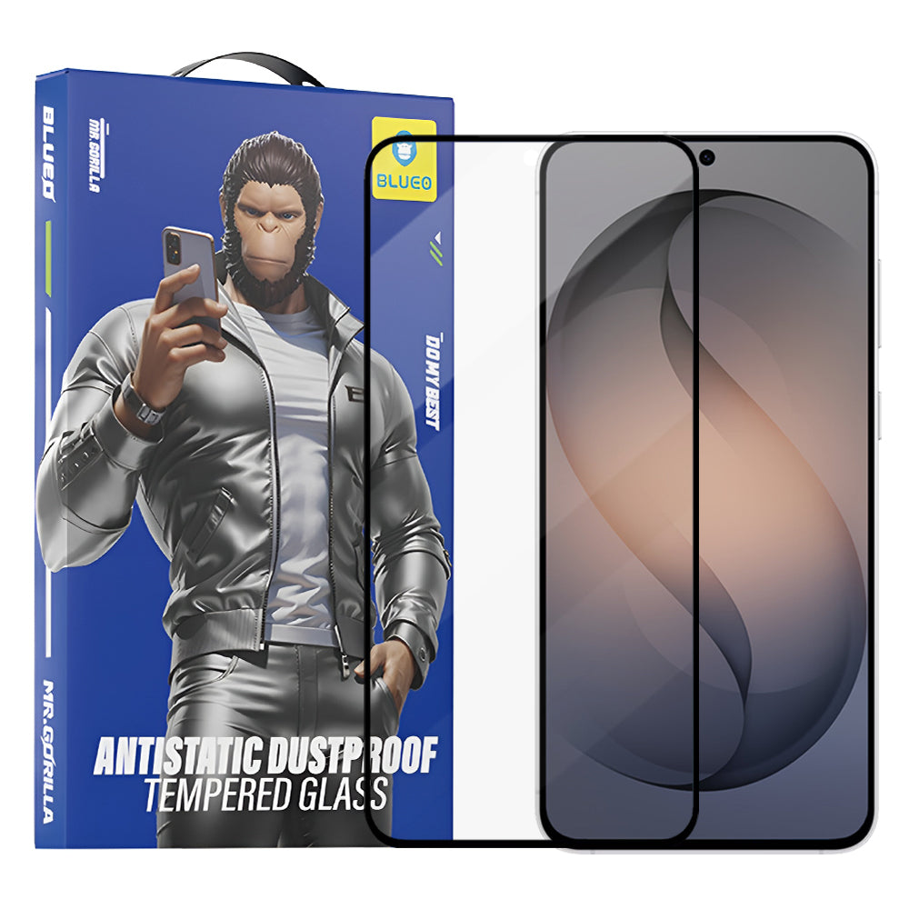 Beskyttelsesfilm Blueo Anti-Static HD til Samsung Galaxy S26 S942, Hærdet Glas, Fuldklæbende, Sort