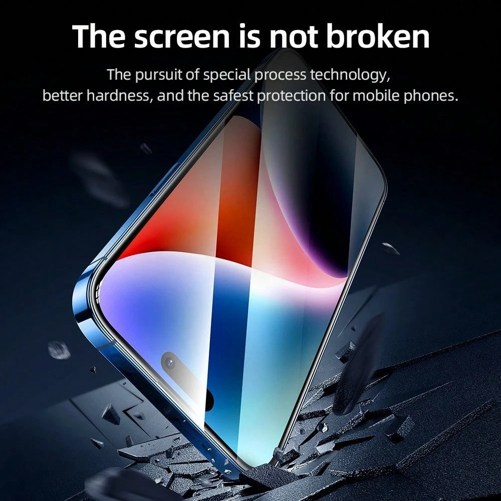 Blueo AR Applicator Pro Skærmbeskyttelsesfilm til Apple iPhone 16 Pro Max, Hærdet Glas, Fuld Lim, 3D, Sort