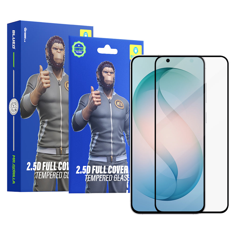 Beskyttelsesfilm Blueo HD til Samsung Galaxy S26 Plus S947, Hærdet Glas, Full Glue, 2.5D, Sæt med 5 stykker, Sort