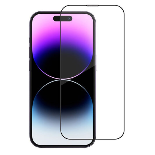 Blueo Sapphire Applicator Pro Skærmbeskytter til Apple iPhone 16 Pro Max, Hærdet Glas, Fuld Lim, Sort