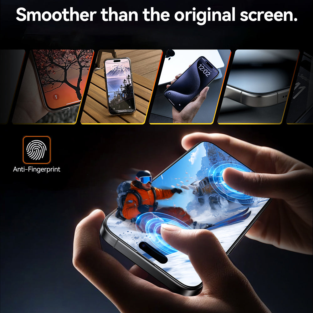 Beskyttelsesfilm til skærm Torras GlassGo Install Master til Apple iPhone 17 Air, Hærdet Glas, Full Glue